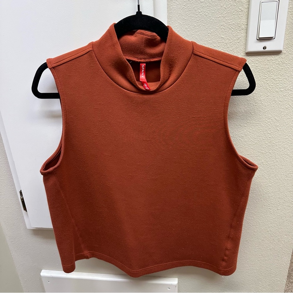 SPANX AirEssentials Mock Neck Sleeveless Top